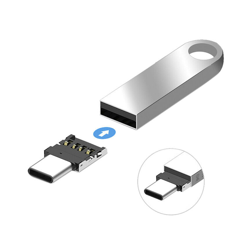 Mini OTG Type-C To USB 3.0 Mobile Phone U Disk Reader Tablets Adapter