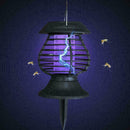 Solar Powered LED Lamp Bug Zapper Mosquito Killer Repeller Light Garden Use M8E3