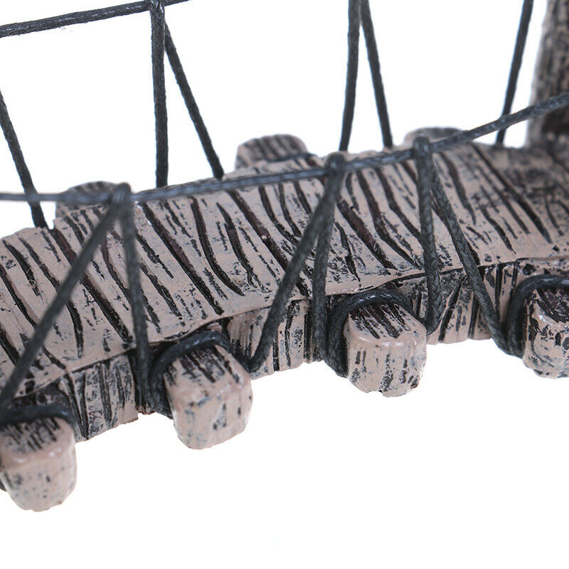 1PC Bridge Decoration for Aquarium Ornaments Fish Tank Landscape Curved Brid OZ