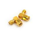 2x Adapter 90Â° RP.SMA male jack to SMA female jack connector right angle M/F  OZ