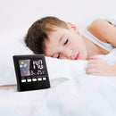 Digital LCD Alarm Clock Indoor /Outdoor Hygrometer Temperature Meter