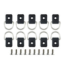 10 x Safety Fitting Canoe Kayak D Ring Outfitting Fishing Rigging Bungee Kit