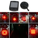 64 LED Wireless Remote Bicycle Rear Tail Turn Signals & Brake Light Rechargeable