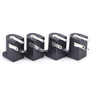 10Pcs DC-005 Black Power Jack Socket Connector 5.5*2.1mm Socket Round The Nee Gn