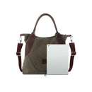 Women Large Totes Shopping Bag Handbag Shoulder Messenger Bags (Army Green)