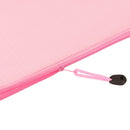 12Pcs A4 Zipper Bags Zip File Storage Document Folder Protective Sleeve Pink