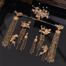 Hanfu Tiara Bride Costume Hair Accessories Chinese Phoenix Crown Luxury Cla Z8W3