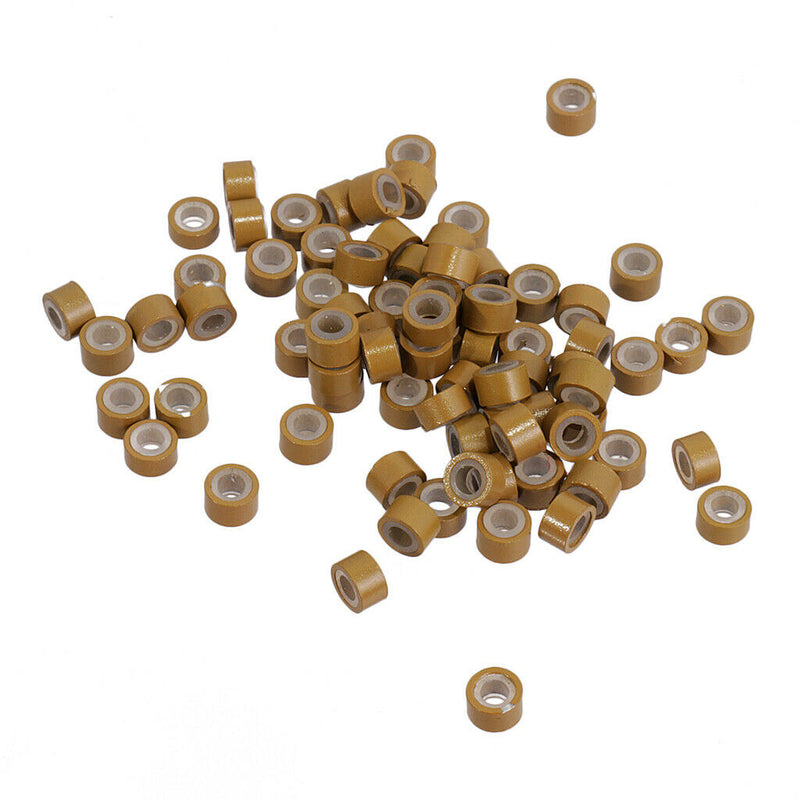 Hair Extensions Pliers Hook Tool Kit Micro Rings Loop Silicone Beads Kit