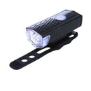 2x Rechargeable USB Bike Headlight  Handlebar LED Front Lamp Light White