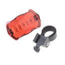 Waterproof bicycle bike tail warning eed rear safety flash light 5 led OZ