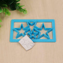 4pcs Plastic Fondant Cake Embossing Mold DIY Sugarcraft Decorative Mould  A