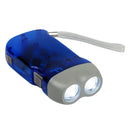 4x Hand Crank Flashlight High Lumen Handheld Flash Light with On/Off switch,