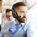 3.5mm Wired Gaming Headset Headphones with Mic for PS4 Xbox One PC (Blue)