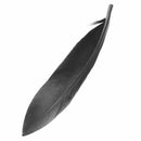 50pcs Dyed Goose Feathers DIY Hairstyles Decor Jewelry Wedding Party - Blac I3I7