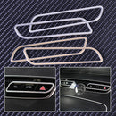 2 Middle Center Console Button Trim Frame Cover fit for Mercedes Benz C GLC W205