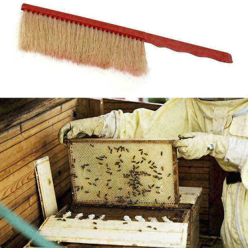 Bee Sweep Brush Horse-Hair Bee Flicking Horsetail Bee Equipment Beekeeping- R2P7