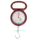 10kg Weighing Portable Numeral Pointer Spring Balance Hanging Scale w/ Hook