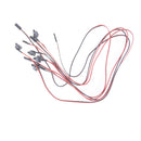 10pcs PC Case Mainboard Power on/off Push Button Switch Connector Cable M&O