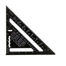 Metric Aluminum Alloy Triangle Ruler Black Triangular Rule 260x185x185mm  Dswy