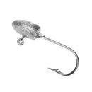 5pcs 2g Exposed Jigging Lead Round Head Barbed Hook Swinbait Fishing Tackle