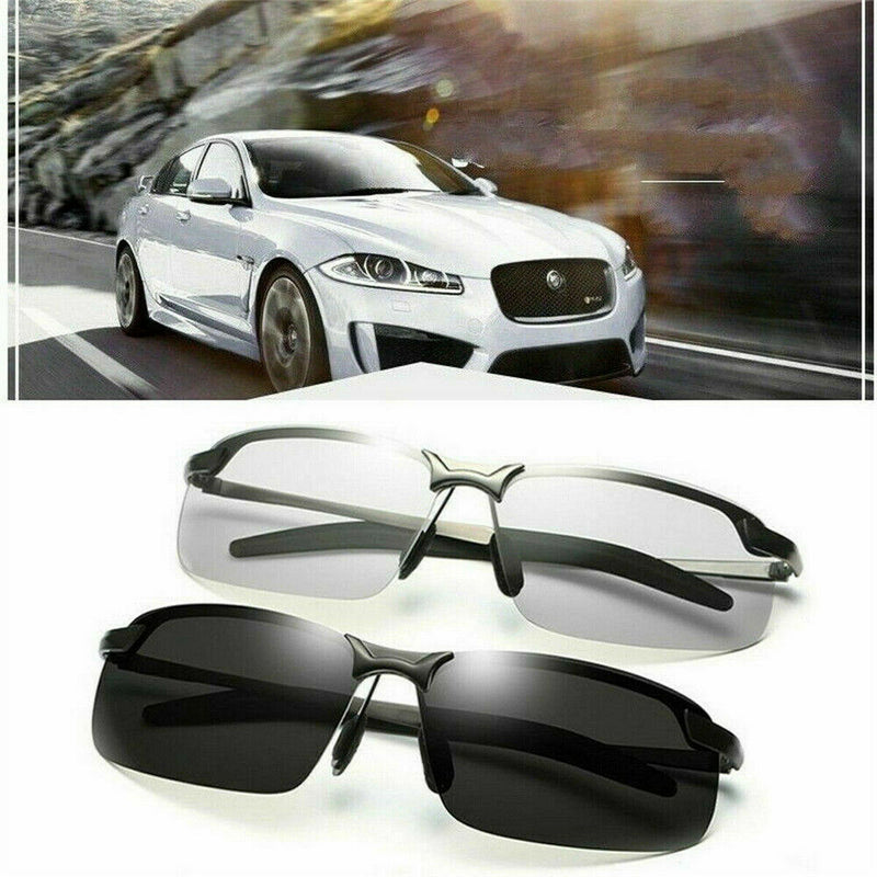 Change Color UV 400 Men's Polarized Sunglasses Day Night Vision Driving Glasses