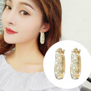 Double Fair Delicate Feather & Leaf Shaped Earrings For Women A7S7