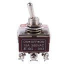3PDT On/Off/On 3 Postion 9 Screw Terminals Toggle Switch AC 250V 15A