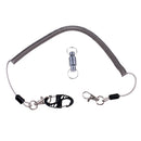 Fishing Lanyard w/Magnetic Net Release Wire Steel Secure Plier Lip Grips