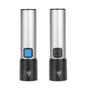 USB Charging 500lm Waterproof Flashlights Zoomable T6 LED Glare Flashlight