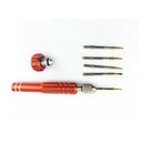 5-in-1 Alloy Steel  Screwdriver Replace Cell Phone Repair Tools Red