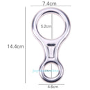 35KN 8 Ring Escape Rope Descent Device Rock Climbing Rock Climbing Equipment