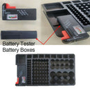 98 Grids Battery Storage Organizer Holder Tester Battery Caddy Rack Case Box Hn