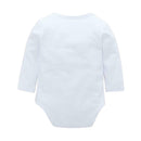 Autumn Long Sleeve Cute Baby Rompers Cotton Jumpsuit (Pink Horse 0-6M) A