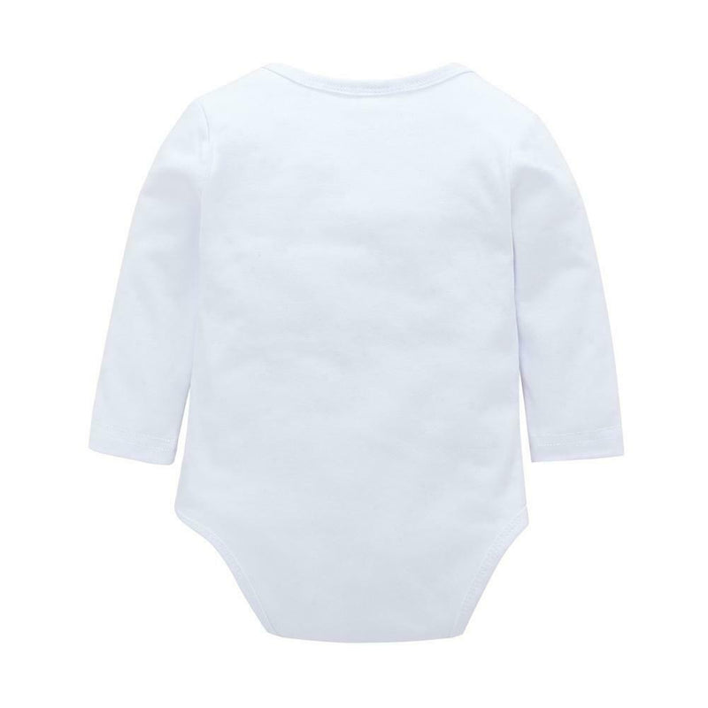 Autumn Long Sleeve Cute Baby Rompers Cotton Jumpsuit (Pink Horse 0-6M) A