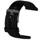 Watchband Replacement for Suunto Traverse/CORE Brushed Steel(Black) A