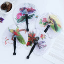 Summer Handheld Fan Chinese Folding Hand Fan Printed Paper Decorative gift ES