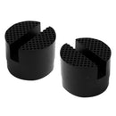 2xCar Tool Rubber Large Slotted Jack Pad Frame Protector Frame Rail Adapter