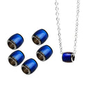 6pcs Loose Barrel Spacers Bead Charms Color Changing DIY Finding Necklace