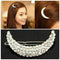 Ladies Crystal Rhinestone Moon Hairpin Barrette Hair Retro!. clip New