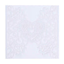 10Pcs Romantic Wedding Card Invitation Delicate Carved Heart Decorations