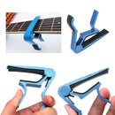 Folk Acoustic Guitar Trigger Change Capo Key Clamp Blue