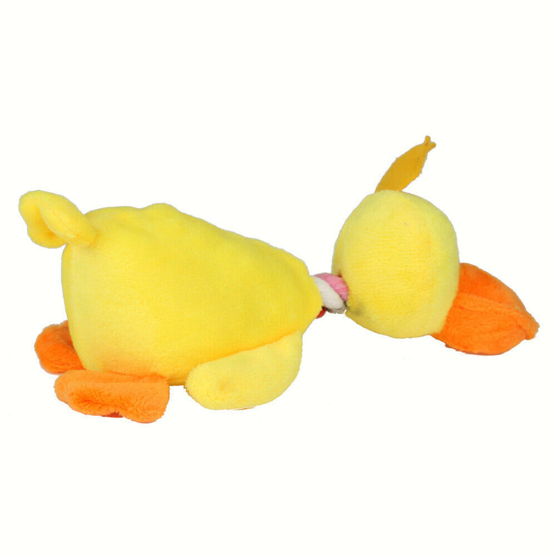 Pet Dog Toys Chew Puppy Dog Squeaky Toys Plush Sound Duck for Small Dogs