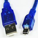 USB 2.0 A Male to MINI B 5pin USB Male Converter Data Cable High Speed 30CM LJAU