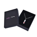 Pill Shape Container Alert Identification Pendant Necklace Chain 22"SEAU