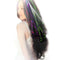 5PCS LED Shining Glow Hair Braid Flash Fiber Hairpin Clip Luminous Headba%!