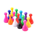 10Pcs Plastic Chess Pawn Pieces Board Card Games Halma Multi-colors Accessories