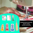 Multifunction DIY Sewing Machine Accessories Set w/Foot Tape Maker Awl Pins A