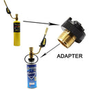Outdoor Camping Stove Connector Gas Bottle Adaptor 40 x 40mm, Self-closing Gas