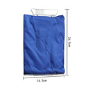 Car Ice Scraper Winter Warm Car Window Snow Shovel Removal Gloves (Blue) A