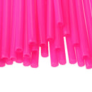 72 Pieces Universal Motocross Wheel Rim Spoke Wraps Skins Cover Pink + Red